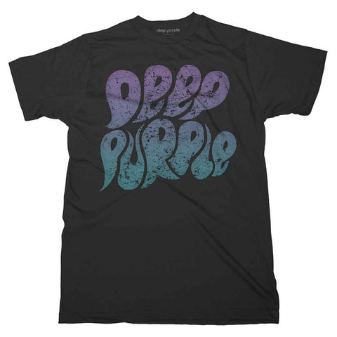 Deep Purple Bubble Logo Official T-Shirt