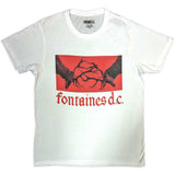 Fontaines DC Clashing Stags Official White T-Shirt