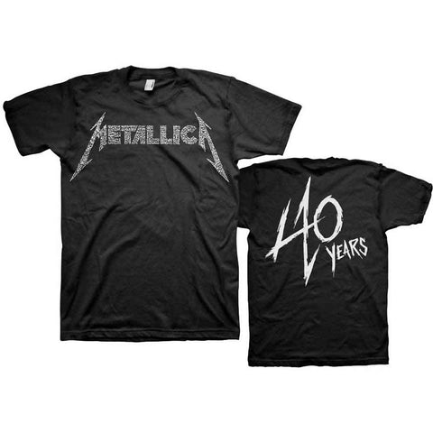 Metallica 40 Years Official T-Shirt