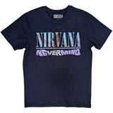 Nirvana Nevermind Official Navy T-Shirt